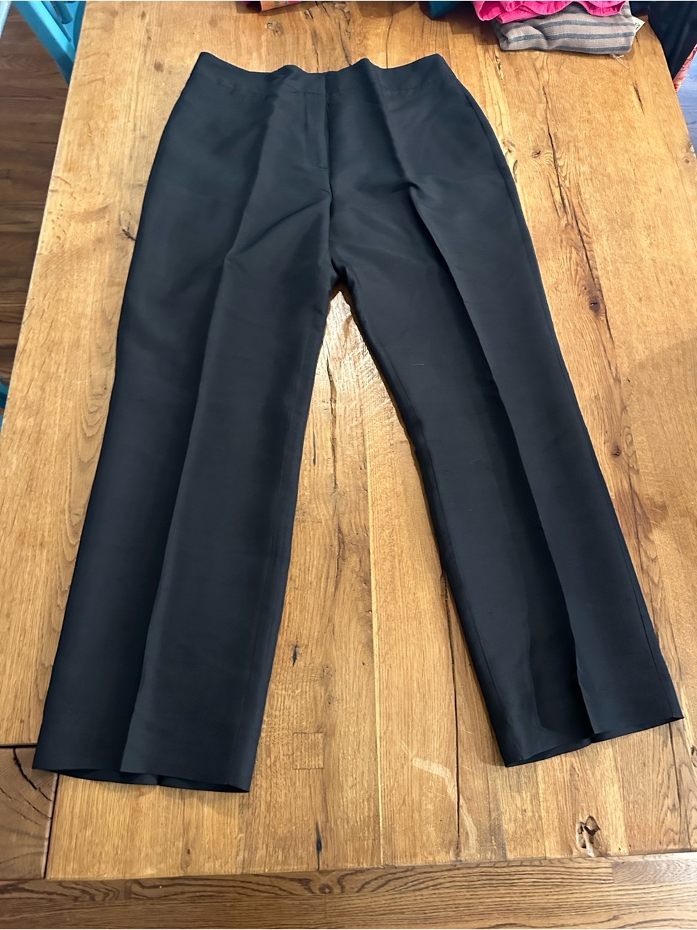 Vision Apparel high rise silk trousers